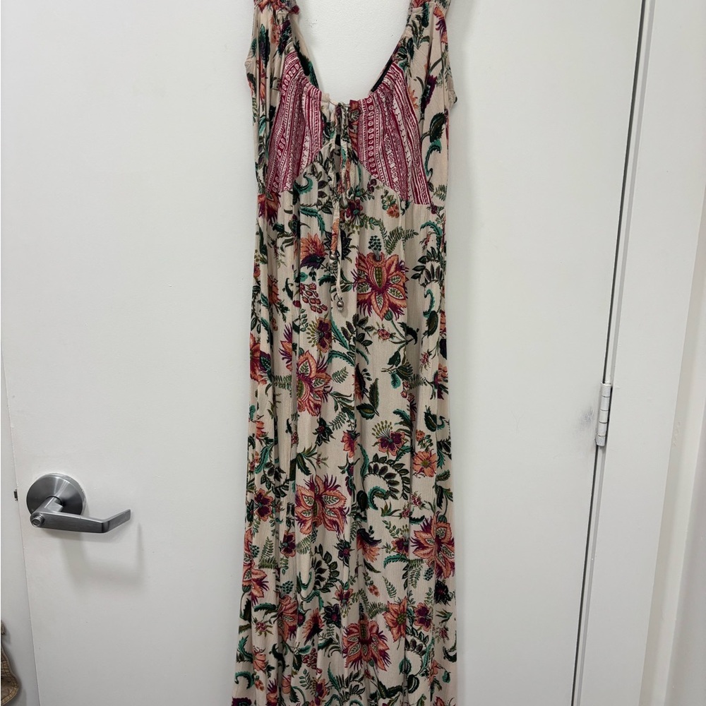 Angie Multicolor Floral Maxi Dress